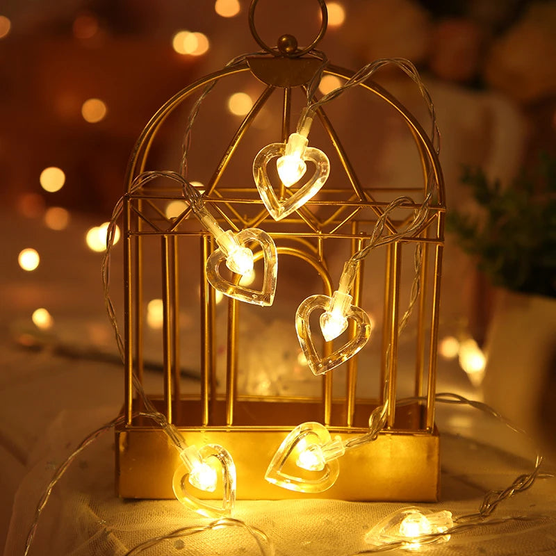 Shiv Love Heart Led String Lights, Decorative Heart Fairy Lights, LED Romantic String Lights, Outdoor Heart Shaped Fairy Lights, Home Outdoor Globe Festoon Heart Lights Shiv Love Heart Led String Lights, Decorative Heart Fairy Lights, LED Romantic String Lights, Outdoor Heart Shaped Fairy Lights, Home Outdoor Globe Festoon Heart Lights